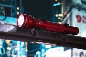 Jeep Wrangler Unlimited Flashlight Holder - Rear - Fishbone Offroad - Black - `07-`18